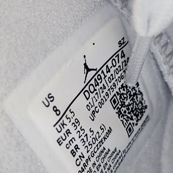 Wmns Air Jordan 6 Retro Craft Pearl Brand New Sz 8 - Picture 8 of 10